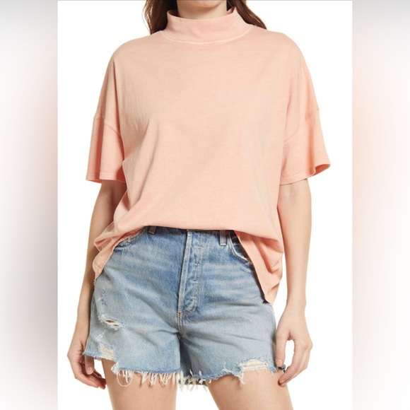 Free People Tops - Free people mock t shirt